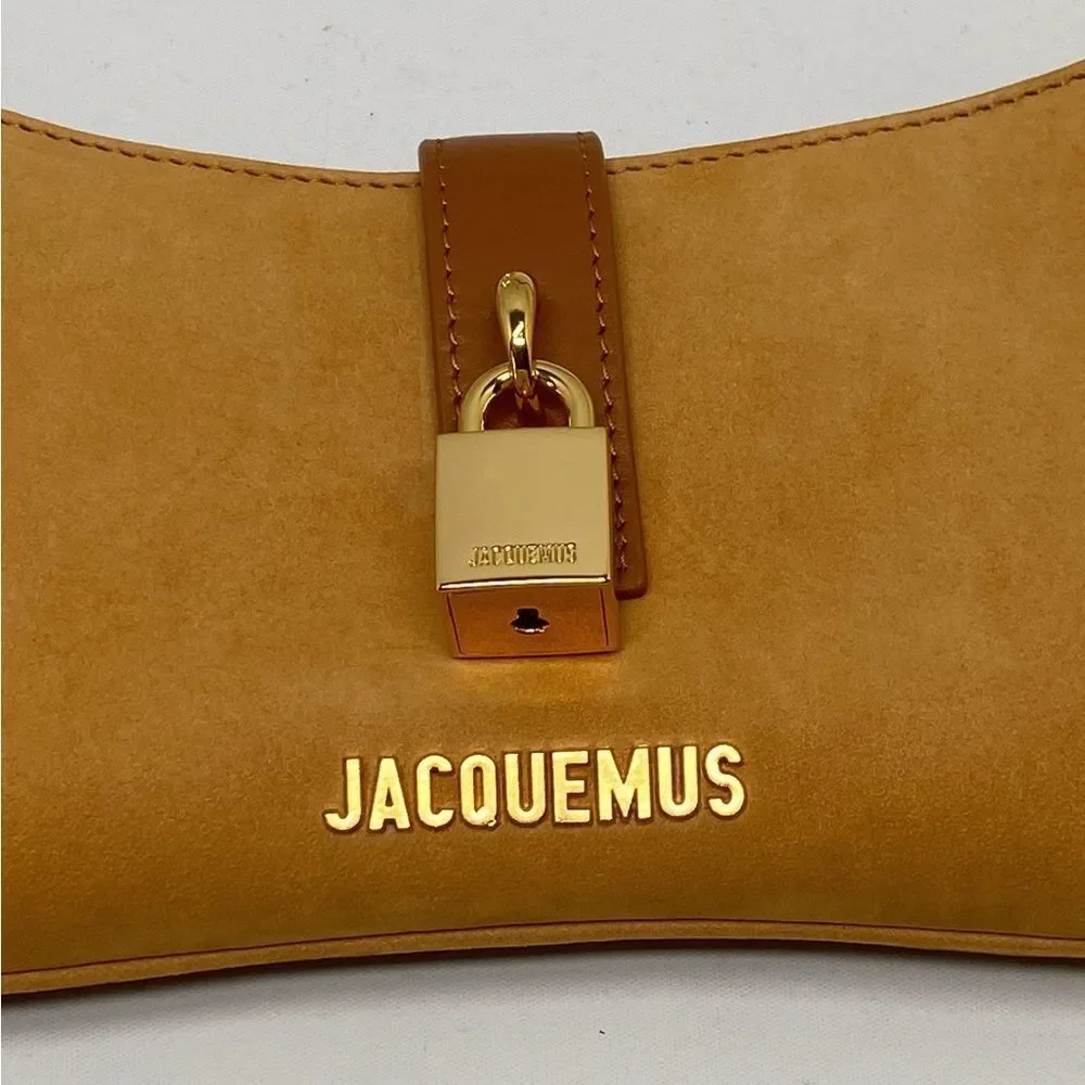 Jacquemus Le Bisou Cadenas Suede Shoulder Bag - Picture 11 of 15
